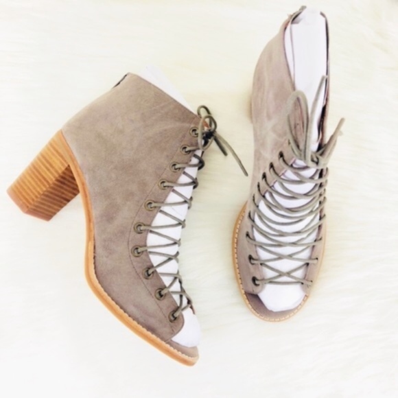 Jeffrey Campbell Shoes - Jeffrey Campbell Cors Peep Toe Bootie